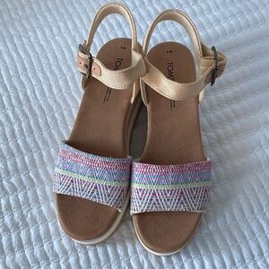 TOMS Women's Colorful Patterned Sandals